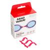 Madwave Plastic Swimming Goggles with Mirror Coating Streamline Rainbow