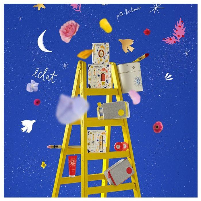 Coffret Eau Parfumée - Roger &amp; Gallet - Gingembre Rouge - 100 ml - Bougie parfumée 75 g - Édition limitée