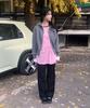 COTTONREBIRTHCLUB Contrast Raglan T-Shirt (Pink)
