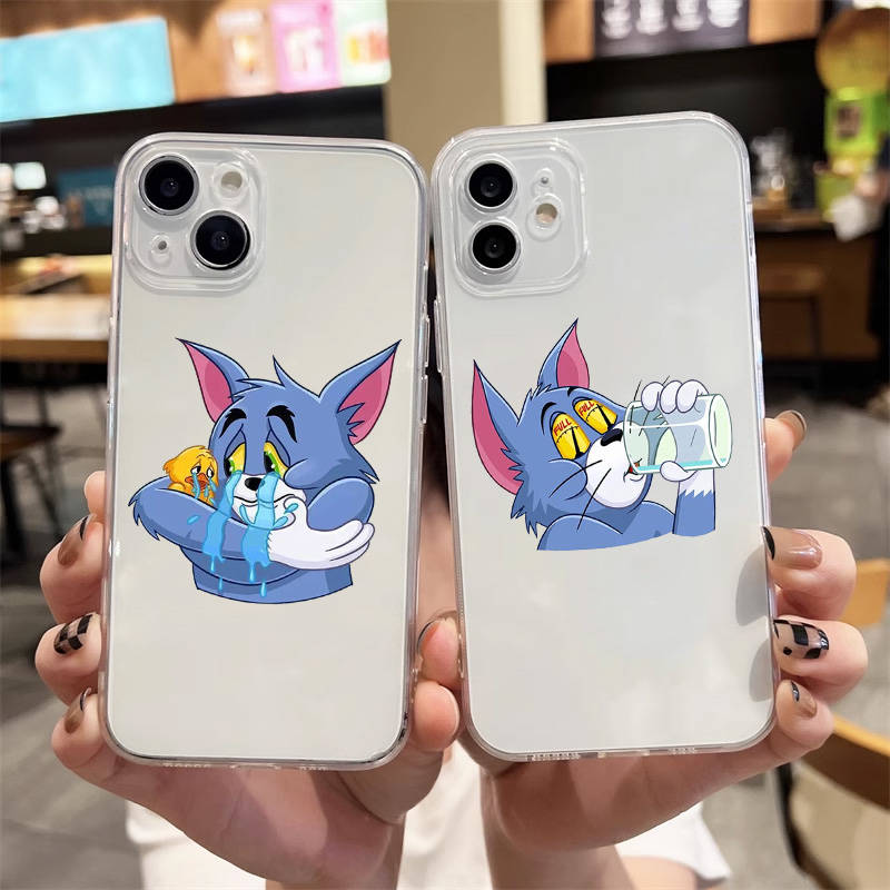 S-6 Tom mouse  Case for iPhone 11 12 13 14 15 16 Pro Max Redmi A3 9A 9C 10A 10C 13C Note 9 11 Samsung S24 S21 S20 Ultra Plus A04S A05S