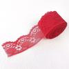 New Mesh Embroidery Lace Ribbon Tape Non-Stretch Unilateral Lace Tape Woven Cotton DIY Sewing Lace Curtain Craft