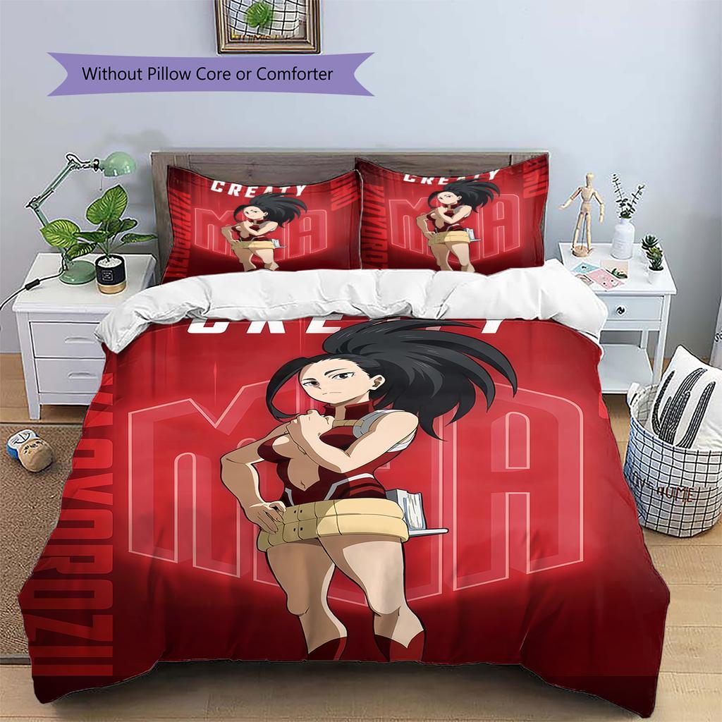 My Hero Academia Female Characters Duvet Cover & Pillowcases, MHA Fan Bedroom Bedding, Perfect Gift.chl