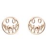 Halloween Cherry Studs, Mushroom Earrings & Hollow Bear Paw Heart Ear Cuff - Stainless Steel Jewelry