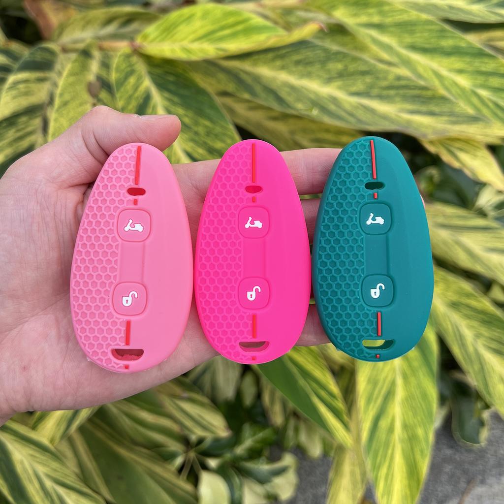 Silicone Car Key Case Protector For Piaggio Vespa Gtv300 Gtv Gts300 Gt S300 Gts 300 Motorcycle Rubber Remote Cover Keychain