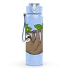 1PC Flower Sloth Hanging Branch 750ml Color Plastic Sports Water Bottle Leakproof Flip Straw Lid Suitable for Sports Office Home Use