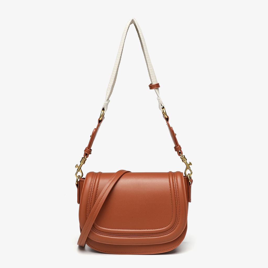 2026 Fall/Winter New Niche Design Fashionable Versatile Commuting High-End Single-Shoulder Underarm Bag Crossbody Saddle Bag