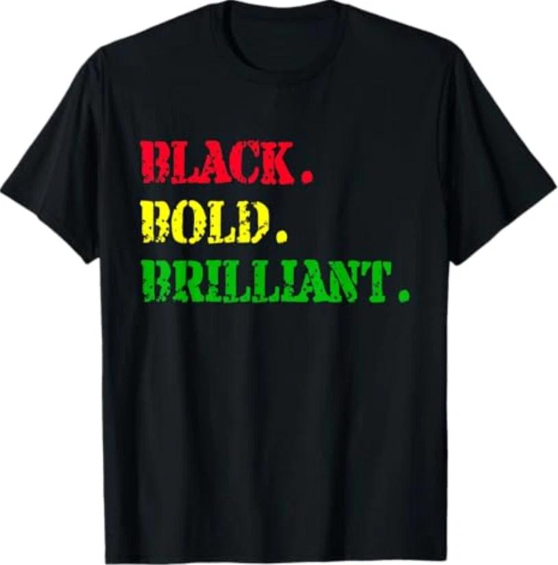 Black History Month Black Bold Brilliant T-Shirt S