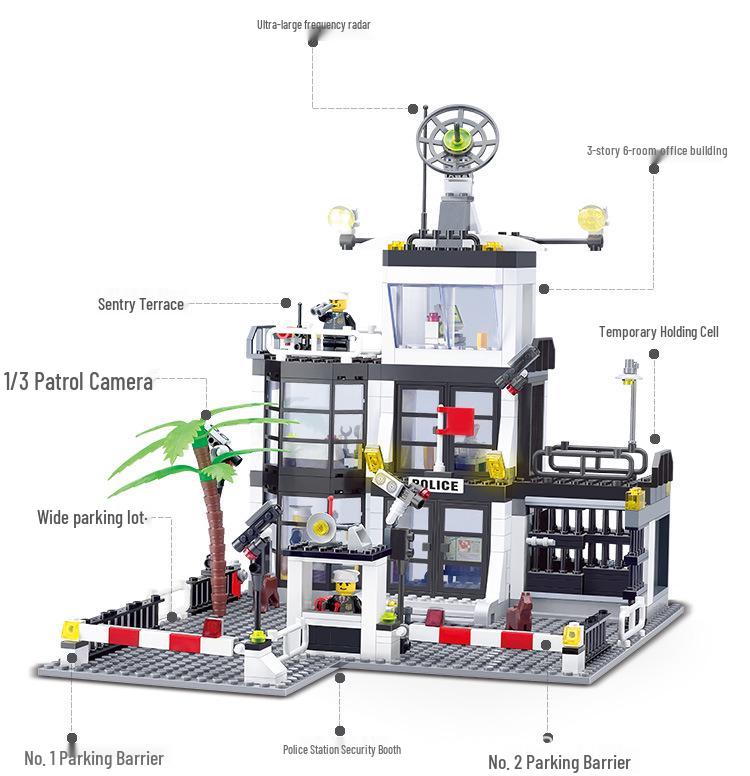 

Kaizhi 6725 Command Helicopter Series - развивающая игрушка для детей из конструктора «сделай сам»