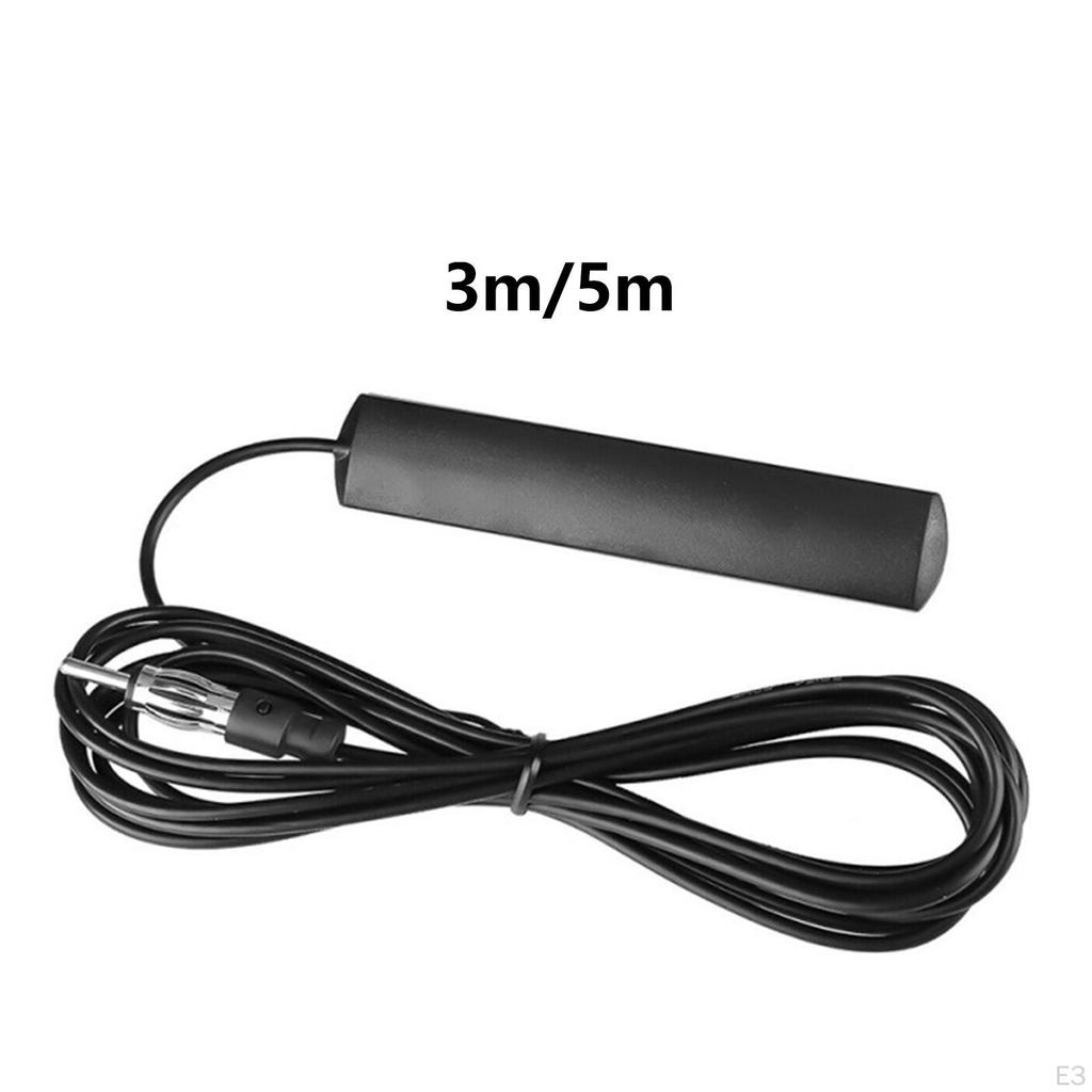 Universal Car Antenna, AM FM Radio Antenna Signal Amp Amplifier for Golf Carts RV