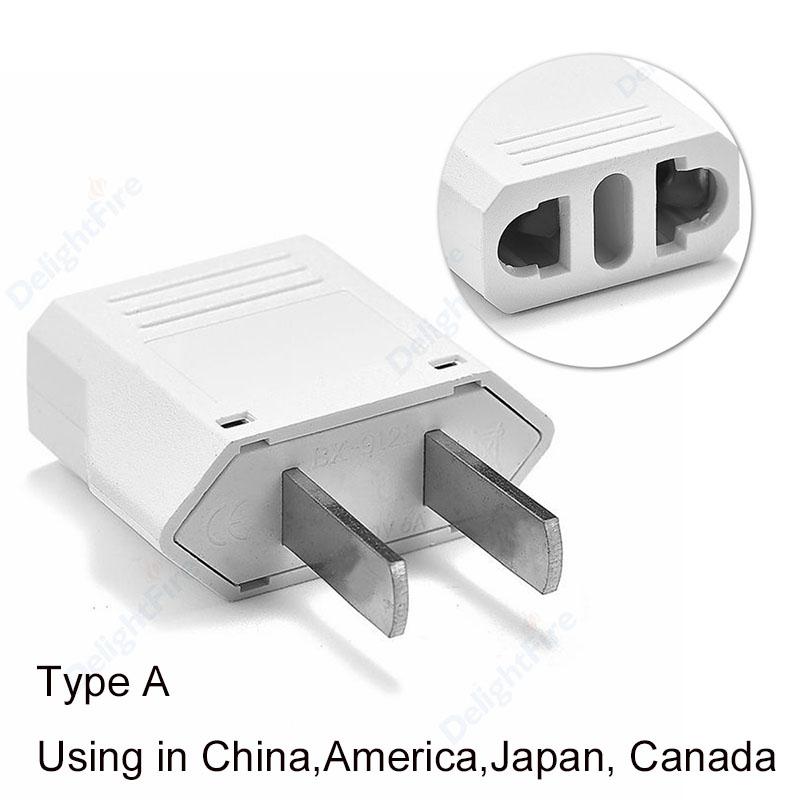 US Plug Adapter EU To US Adapter Mexico Plug Power Converter American Adapter Electrical Socket AC Outlet Travel Adapters