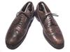 60s-70s Rare Vintage/TOWNCRAFT/Outer V-Cleat Long Wingtip Shoes/11D/B 28.0-28.5/Brown/American Brogue(USED)