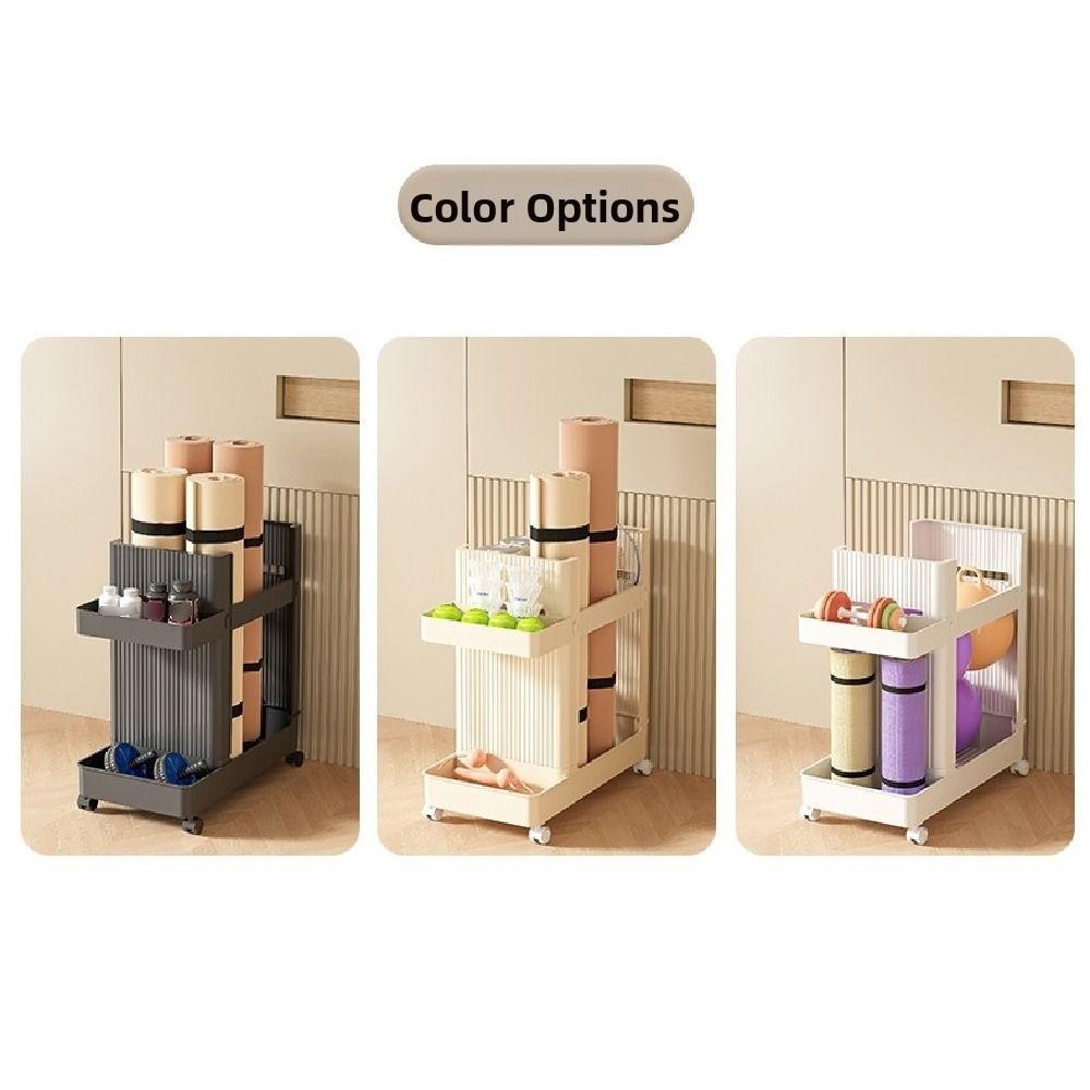 Multifunktionaler Yoga-Matten-Aufbewahrungskorb Großes Fassungsvermögen Sportgeräte-Aufbewahrungsregal Zuhause