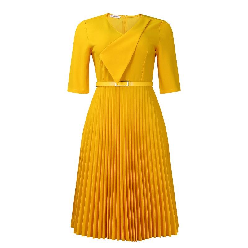 Women's Summer Fashion Temperament V-neck Dress