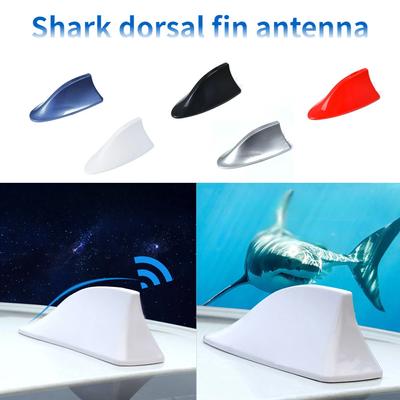Car Shark Fin Antenna Cover Base Replacement Radio Signal Aerials Roof Exterior Accessories Decoration