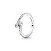Pandora Elegant 925 Silver Shining Heart Ring Women rings 191023CZ