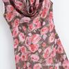 Wholesale Women's Clothing New Summer European and American Style Fashion Temperament French Vacation Flower Print Dress