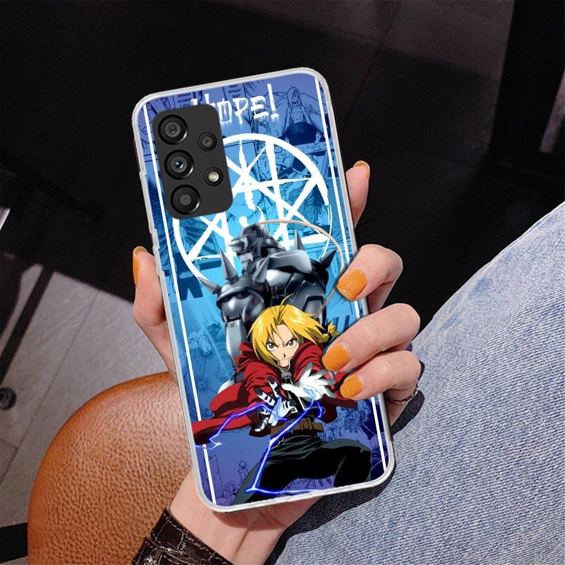 Fullmetal Alchemist Anime Phone Case For Samsung Galaxy A17 A16 A15 A14 A13 A57 A56 A55 A54 A53 A37 A36 A35 A34 A33 A26 A25 A24