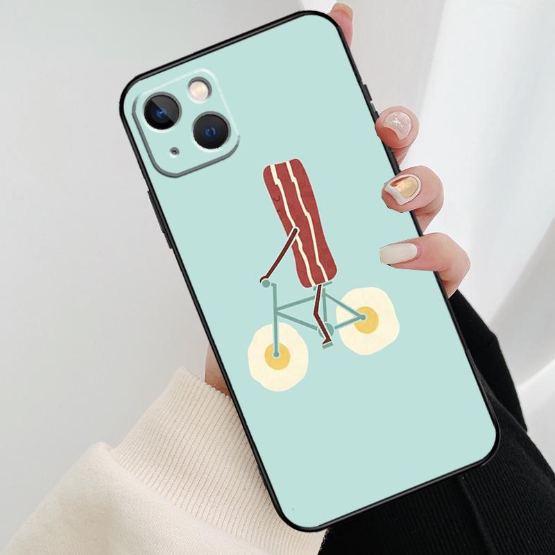 Cycling Bicycle Cycle Funny Phone Case For iPhone 17 Pro Max 14 13 12 11 15 16 Pro Max mini 16 15 Plus 16e 17 Air Cover