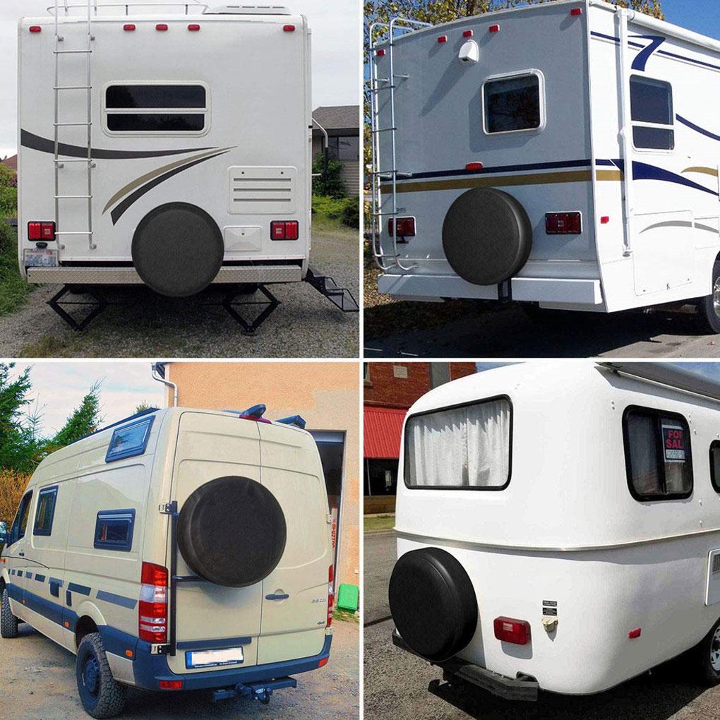 New Car Spare Tire Cover Polyester Car Auto Wheel Tire Cover Protector Vehicle Tyre Wheel Covers Accessories Dustproof 1/2/4PCS