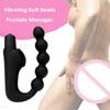 Sex Toy Silicone Vibrating Prostate Massager Vibrator Butt Anal Plug Men Male