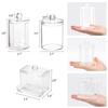2/3/4Pcs Transparent Window Cotton Ball/Swabs Dispenser Save Space Apothecary Container Jar  Jewelry