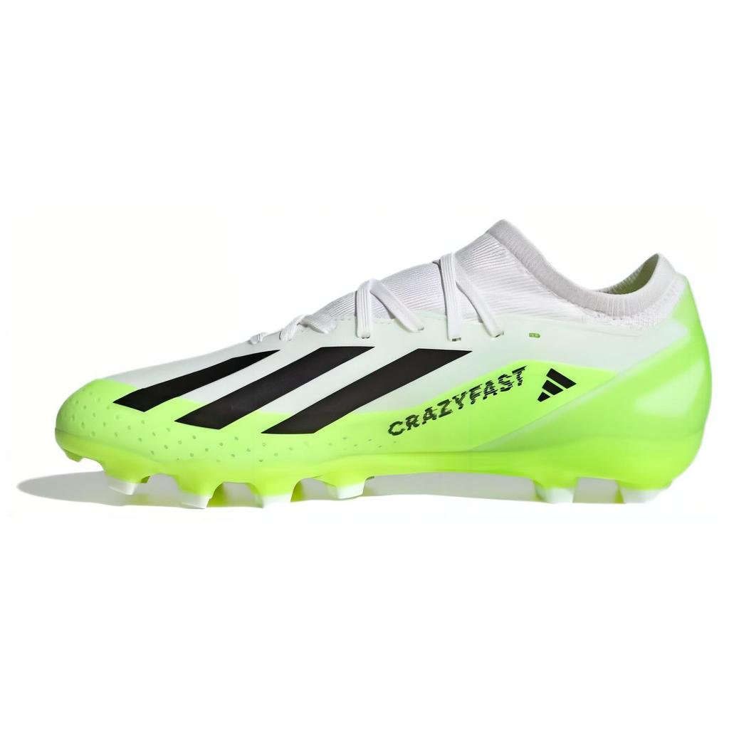 adidas X Crazyfast.3 AG Stabilità Professionale AG (Borchie corte in gomma) Scarpe da Calcio in Pelle PU Sintetica con Erba Artificiale Antiscivolo Resistenti all'Usura ID9344