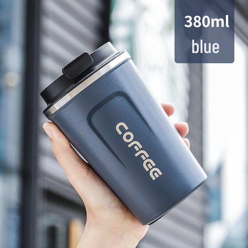 304 Stainless Steel Thermos Coffee Cup for Travel, Car, Office - Portable, Durable, Sleek Design - Keeps Drinks Hot or Cold, Easy To Clean