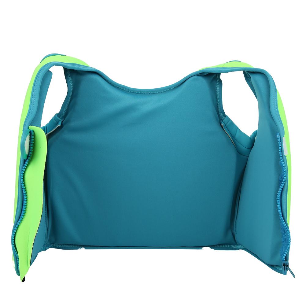 Neoprene Unisex Children Life Jacket Buoyancy Swim Trainer Floating Safety Vest for Drifting SwimmingGreen M