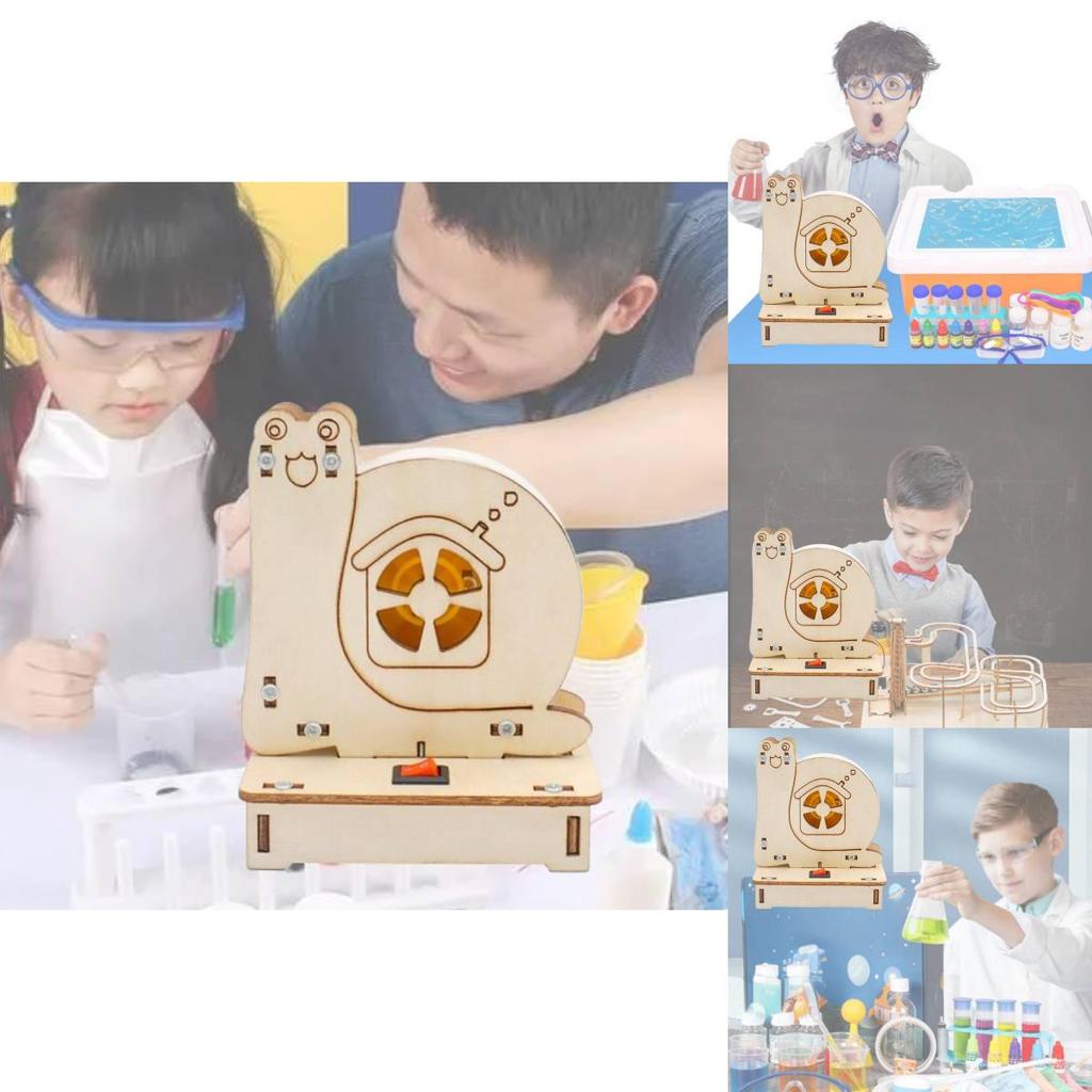 Kids Educational Diy Wood Air Suspended Ball Physics Science Experiment Toy