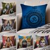 Classical Traditional SShiva Cushion Cover Throw Pillow Cover Hidden Button Durable Polyester Chair Cushion