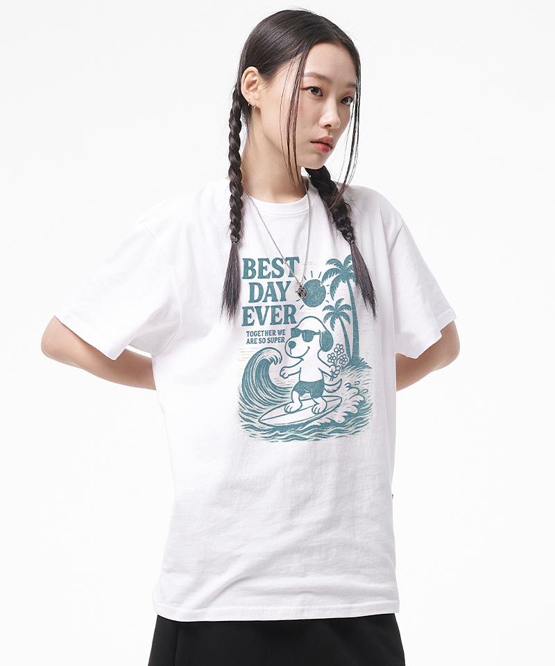 ARTISTWEAR [Atw] Best Day Short Sleeve T-Shirt