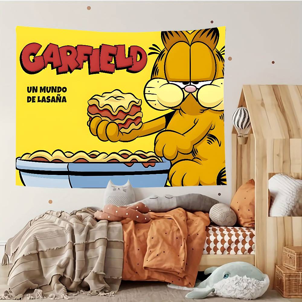 CatGGarfieldsBackdrop Tapestry Customizable Tapestries Of Various Styleswall Hangings Celebrity Photo Printingwall Hangings