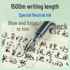 Diamond Large Capacity Black Gel Pen 0.38mm - Ultra Fine Student & Signature Pen