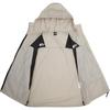 The North Face Color Block Zip-Up Long Sleeve Hooded Jacket Men Jackets White Sand NJ3BR02B