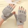 Half-Finger Winter Gloves Anti-Cold Fingerless Gloves Bicycle Riding Gloves  Writing And Typing
