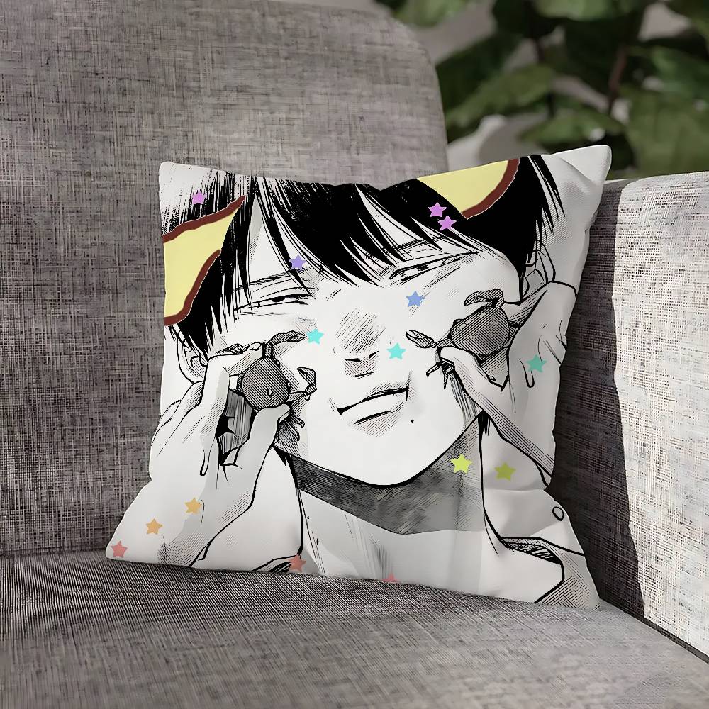 The S-Summer H-Hikaru Died Pillow Case For Sofa Decor Car Office Room Printing Cushion Cover Decorations and Protector