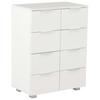 Sideboard High Gloss White 60 x 35 x 80 cm Engineered Wood