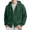 Men's  Leisure  Waverg  Double  Zipper  Hooded  Hood  Hoodie  Coat