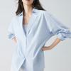 ELLE French Fashion Design Casual Loose Solid Color Versatile Long Sleeve Shirt Women shirts L8AMC017