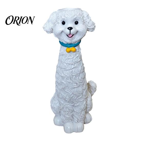 Handcrafted Pet Theme Table Centerpiece Creative Long Neck Dog Vase for Dry Flowers, Cute Cartoon Animal Flower Holder Playful Style Plant Home Office