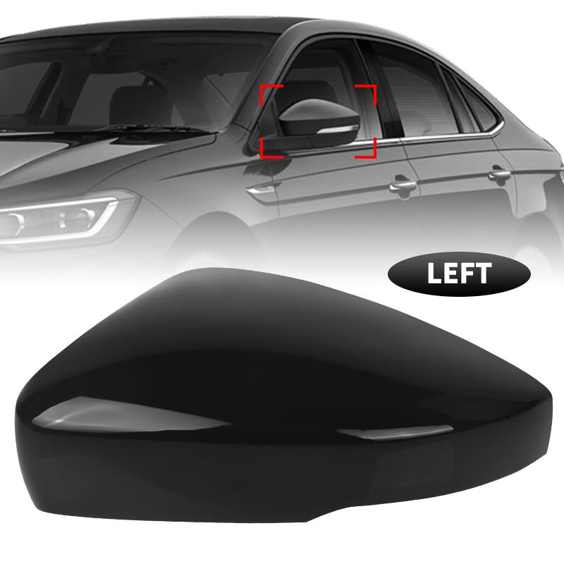 Left Right Rearview Mirror Shell For VW Polo 6R 6C 2009 2010 2011 2012 2013 2014 2015 2016-2018 US Door Wing Mirror Cover Cap