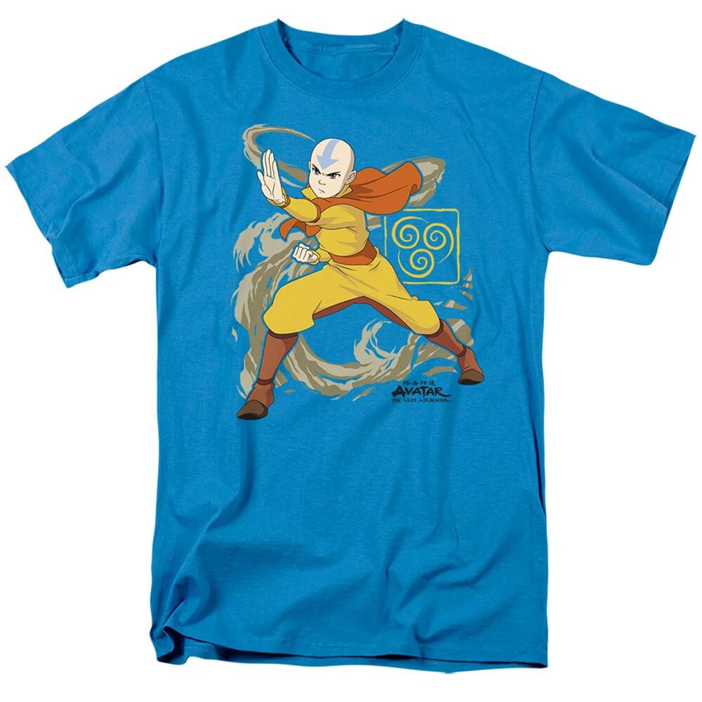 Avatar The Last Airbender  Aang Wind Blast  T-Shirt - Adult, Child S