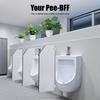 Urinal Partition Screen, 40x90cm Phenolic Laminate Board, Waterproof Fire-Resistant, with 304 Stainless Steel Brackets