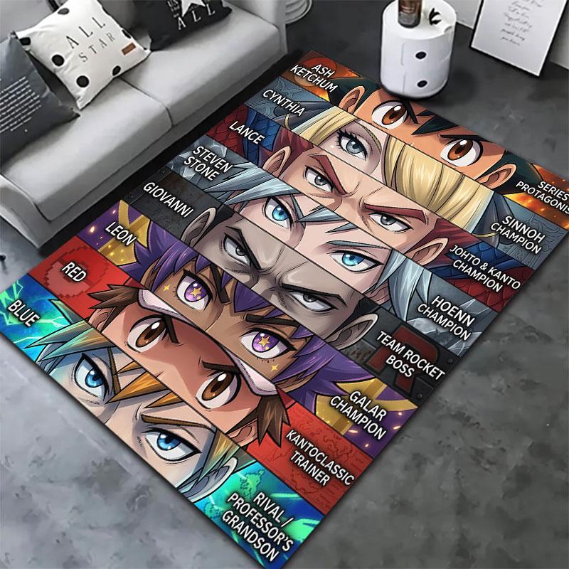 Pokemon Carpet Rug For Living Room Bedroom Home Sofa Decoration Kids Play Nonslip Floor Mat