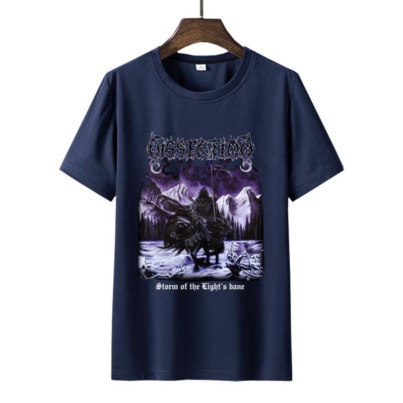 Harajuku Fashion Unisex tričko Death Metal Band Dissection Tričko Storm of The Lights Bane Tričko Běžné Streetwear Tričko Unisex tričko