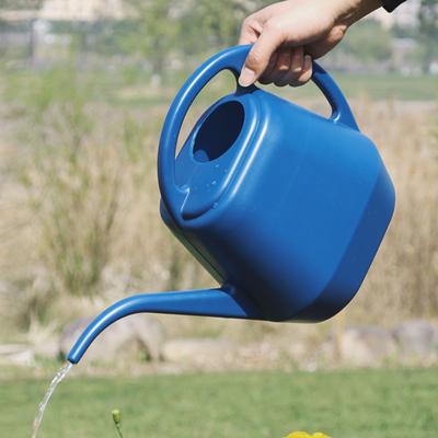 Gießkanne mit hoher Kapazität, rutschfest, sturzsicher, langer Auslauf, Gartenblumen-Bewässerungsgerät für den Hinterhof