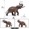 Children's Elephant Model: Wildlife African, Asian, Mammoth & Gomphothere Zoo Cognitive Toy