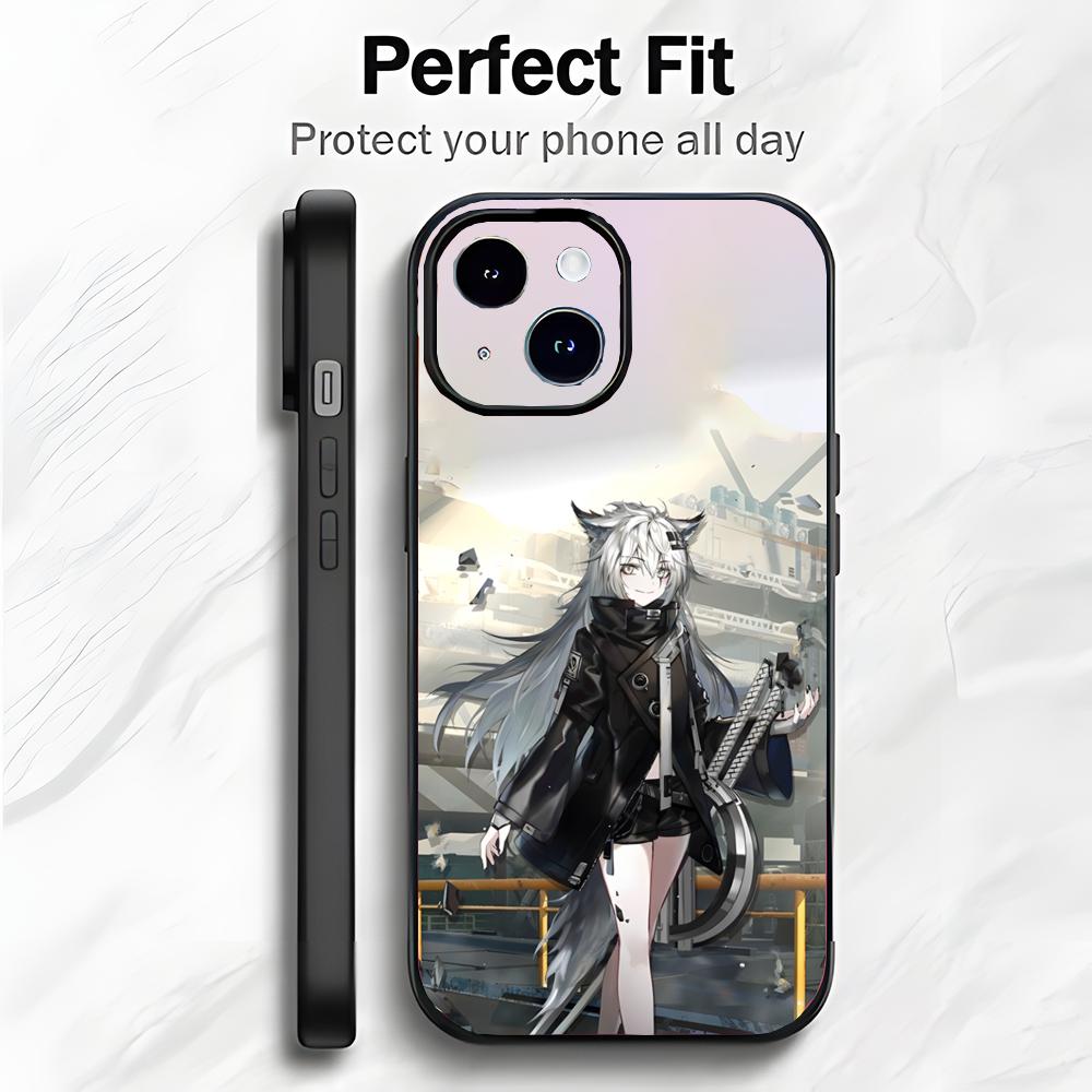 Strategic Tactical Chinese Game A-Arknights Phone Case Phone Case Soft Packaging Lightweight For iPhone17 16 15 14 13ProMax