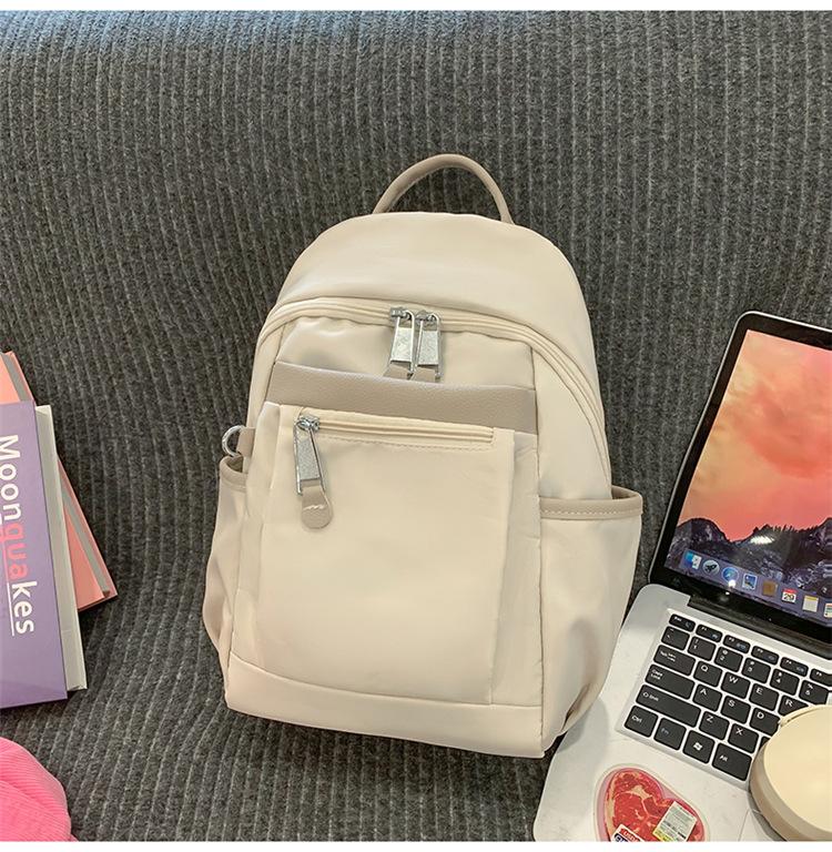 School Bag New Summer Travel Simple Fashion Versatile Backpack Lightweight Niche College Student School Bag Casual Backpack