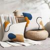 Home Simple Geometric Throw Lovely Cotton Towel Embroidered Pillow Nordic Decorative Cushion Sofa Cushion Cover